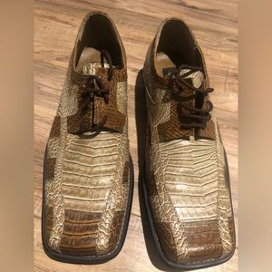 Men’s Dress Shoes 👞 Roberto Chillani Multi color shades of tan and brown